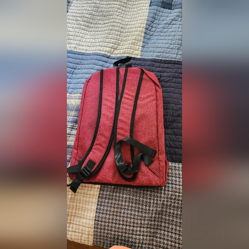 New Red Backpack - Picture 2 of 3